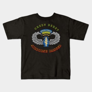 Airborne Ranger - Green Beret Kids T-Shirt